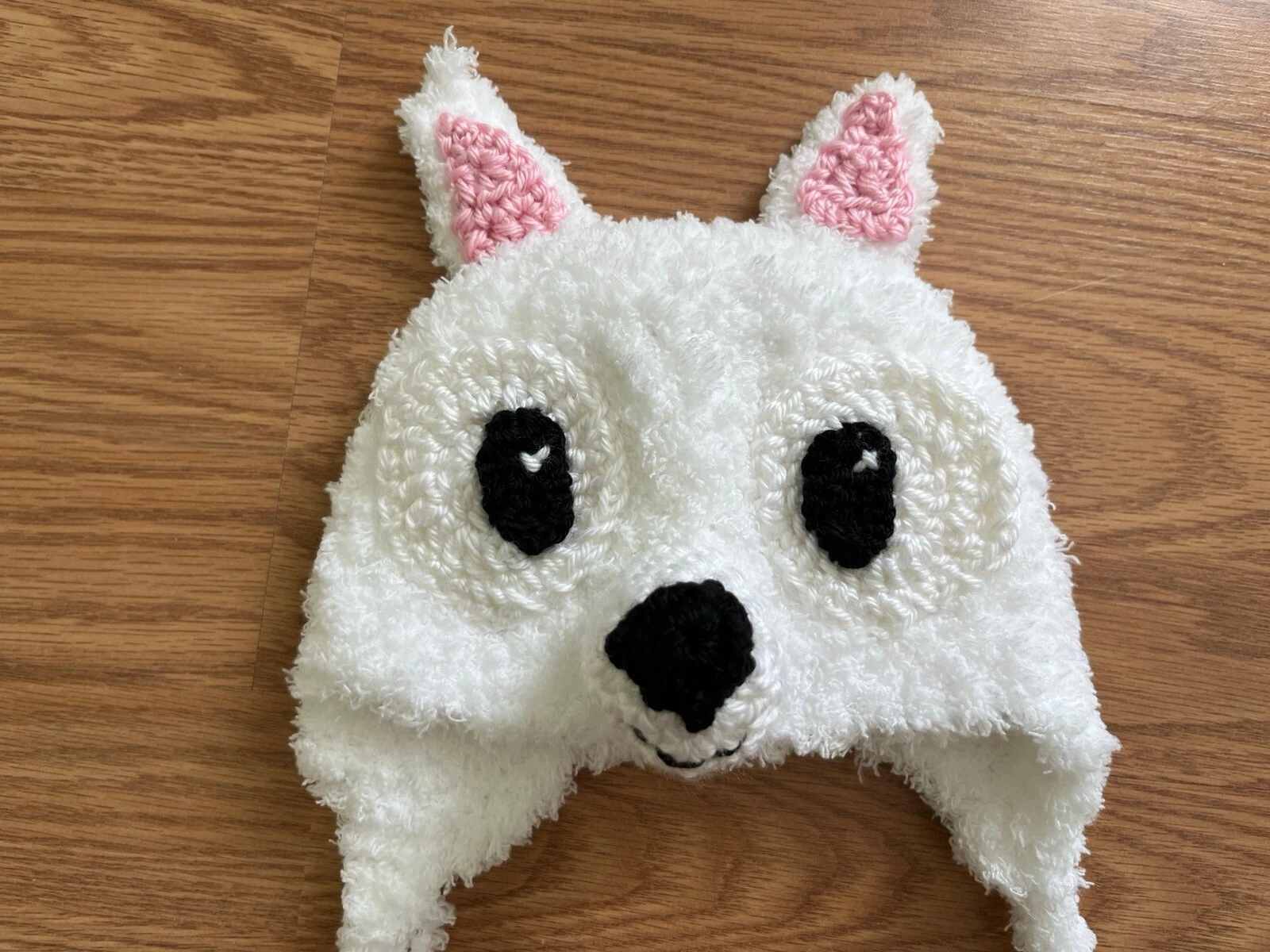 Crochet Hat Pom Pom From Bluey Dog 0-3 Months