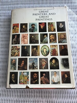 Great Painters and Great Paintings Readers Digest Book with 4
