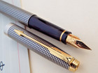 Parker 75 MD 925 Argent Massif Sterling Silver Fountain Pen 18K Gold Nib France — photo 8