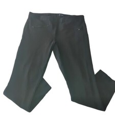 Gap Bi-Stretch Ultra Skinny Pants Women's 16 Black Pocket Ankle Cotton Blend