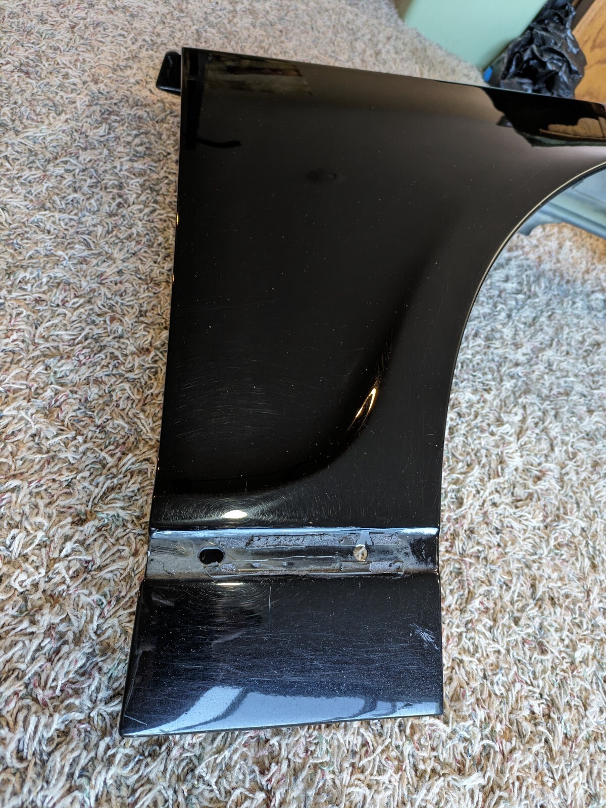 black BENTLEY CONTINENTAL FRONT RIGHT PASSENGER FENDER COVER PANEL OEM 06-12