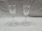 2 Vintage Waterford Crystal Candlestick Candle Holders
