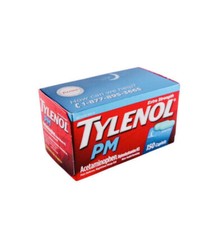 TYLENOL PM Extra Strength Pain Relief and Sleep Aid Caplets, 150 Caplets