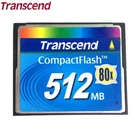 512MB Transcend CompactFlash CF Memory Card 100% Genuine For Camera