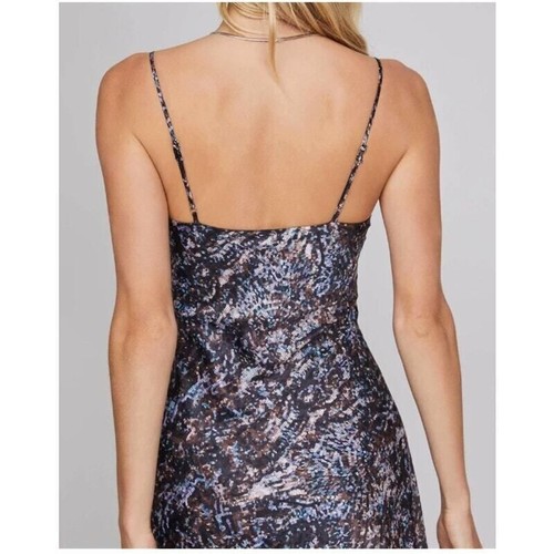 ASTR Women's Dress Multi Color Sequin Print Sleeveless Midi Dress Size M - Picture 15 of 15