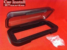 Waterproof Radio Cover Marine Boat RV POOL BLACK Faceplate Smoked Front Panel