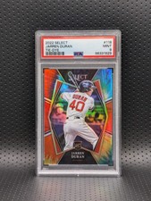 2022 Panini Select Jarren Duran SSP RC Tie Dye /20 PSA 9 MINT Rainbow Refractor