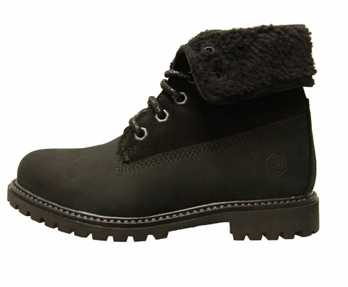 SCARPONCINI DONNA ECOPELLICCIA STRINGHE SUOLA CARROARMATO LUMBERJACK ART.  RIVER | eBay