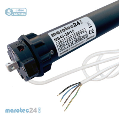20 Nm Rolladenmotor Rohrmotor Rolladenantrieb 40kg f. 8kant Welle SW50 SW60 SW70