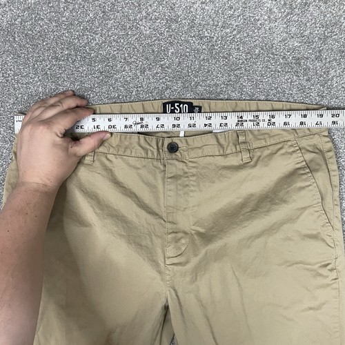 Under 510 (U-510) Pants Mens 38x26 (Fits 39x26) Khaki Stretch Cotton Chino - Picture 4 of 9