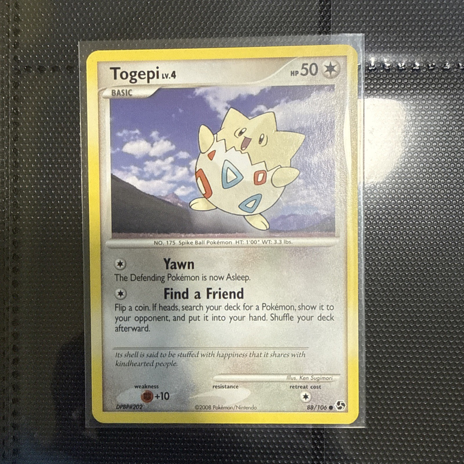 Pokémon TCG Togepi 88/106 Great Encounters Regular Common