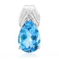 Cavill SilberanhäNger Marambaia 2,89Ct Topas Tropfen Echtschmuck Blau