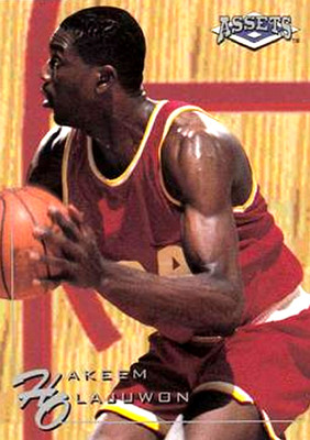 1994-95 Assets #27 Hakeem Olajuwon Houston Rockets HOF