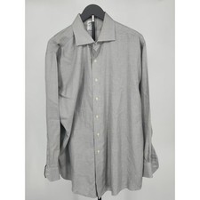 Brooks Brothers Regent Non-Iron Dress Shirt Mens 17-34 Grey Micro Houndstooth