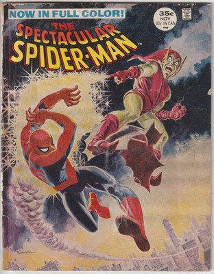 Spectacular Spiderman #2 (Nov 1968, Marvel), G (2.0), 58 pg. Green Goblin story
