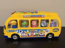 Korean TV Animation Pororo with Friends Melody Kids School bus Sound Toy Tested