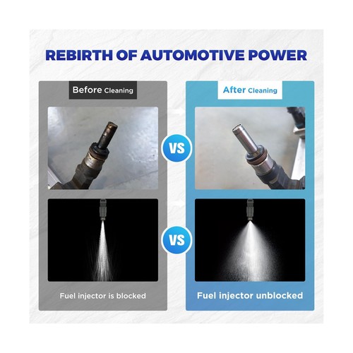 MRCARTOOL V308 Fuel Injector Cleaner Machine with Pulse Ultrasonic ...