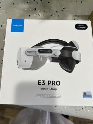 BOBOVR E3Pro Battery Strap Compatible with Meta Quest 3 and 3S Extended Playtime