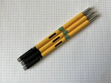 Set of 3 Vtg Yellow Mechanical Pencils OHTO Double Knock ~ 0.5 mm ~ NOS