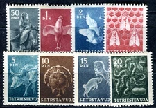 TRIESTE B 1950 36-43 ** MINT NICE SET (F6977