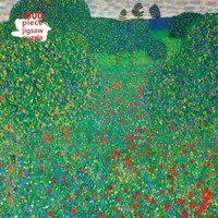 9781787558823 Adult Jigsaw Puzzle Gustav Klimt: Poppy Field : 1000-Piece Jigsaw