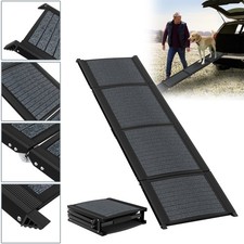 Klappbare Hunderampe Hundetreppe 157cm Einstiegshilfe Auto-Rampe Alu Max 110 kg