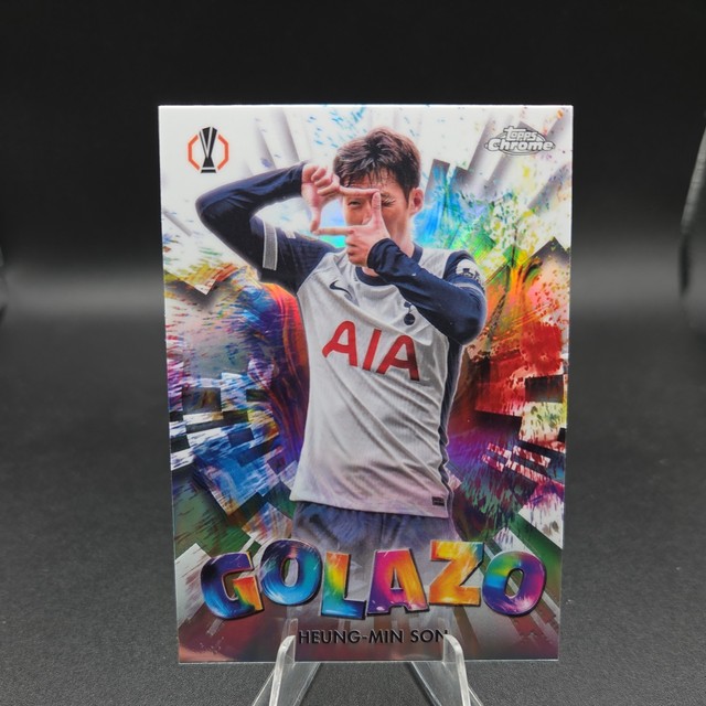 Heung-Min Son 2024-25 Topps Chrome UEFA Club Competitions - Golazo #GZ-1