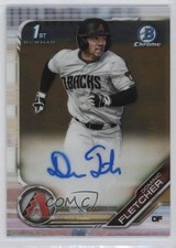 2019 Bowman Draft Chrome Draft Pick Auto Dominic Fletcher #CDA-DF Auto 0rd2