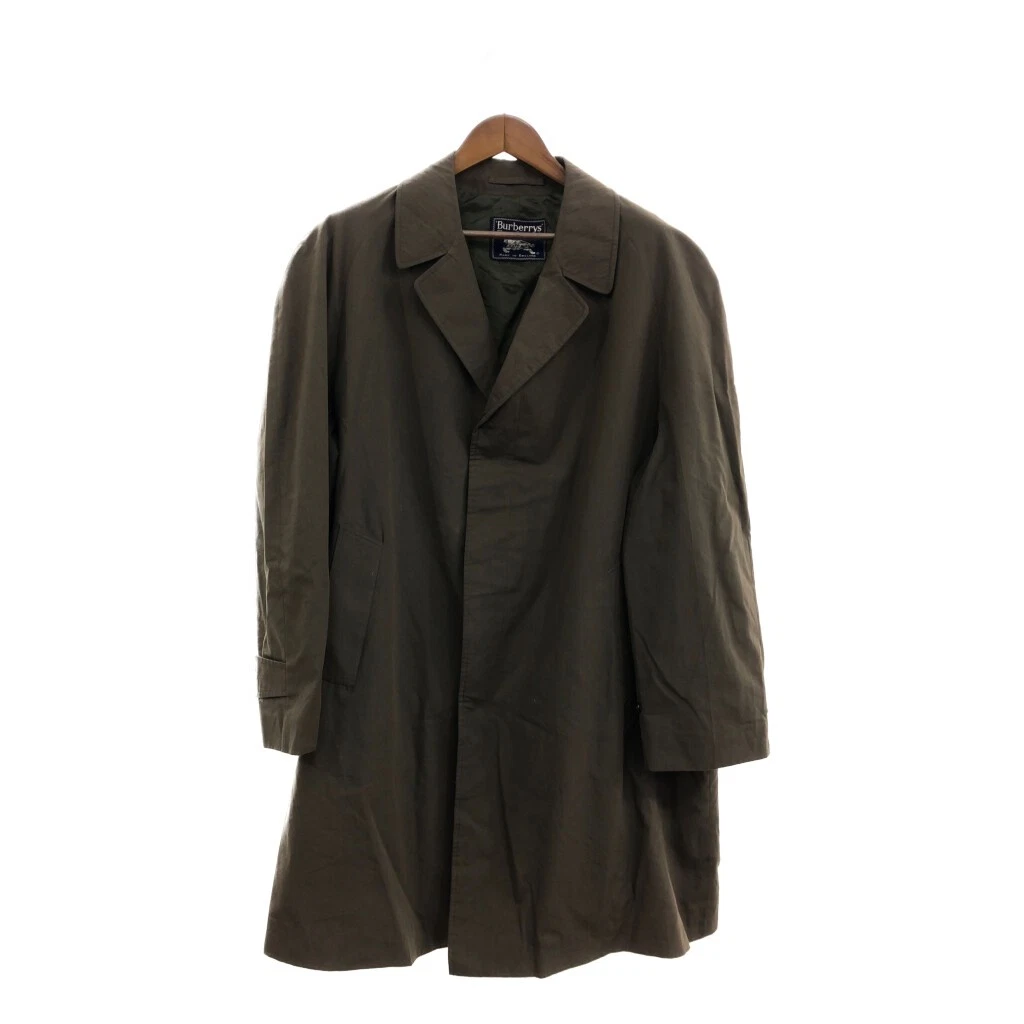 VETEMENTS 70 Burberrys trench coat vintage verde muschio 46 abbigliamento usato