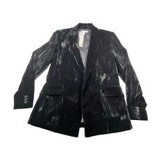 Dylan Gray NWT Black Crushed Velvet Blazer Jacket Size 10