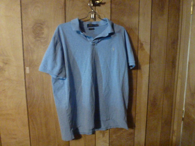 Raulph Lauren Men's light blue Polo Shirt Size L