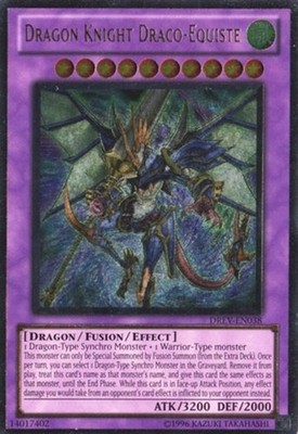 Dragon Knight Draco-Equiste - DREV-EN038 - Ultimate Rare - Unlimited Edition x1 