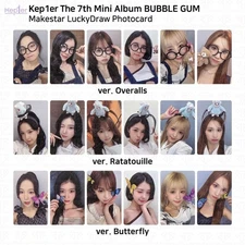 Kep1er The 7th Mini Album Bubble Gum Makestar LuckyDraw Photocard KPOP K-POP