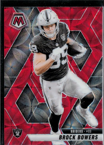 2025 Panini Mosaic #5 Brock Bowers Red Scope