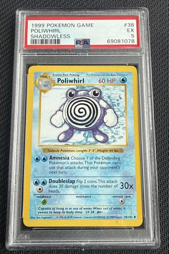 Poliwrath (Shadowless) graded PSA 5 for sale on eBay