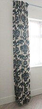Next Pr Of Contemporary Flock Lined Curtains 66W X90in D/168cm x 229cm
