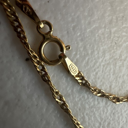 29inches 14k Solid Yellow Gold Rope Chain. Look!!!!! - Picture 2 of 6