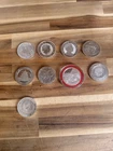 Lot Of 9 .999 Silver Rounds, Panda, Zombucks,