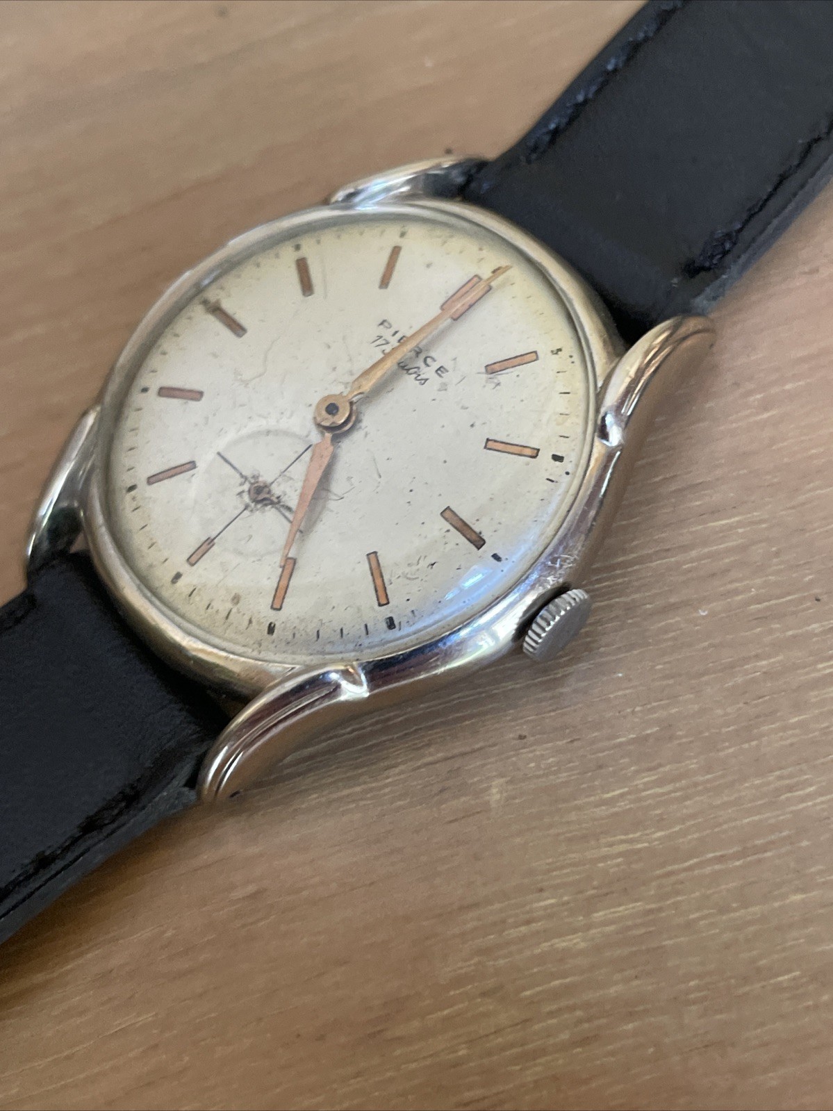 Vintage Pierce Watch Sub Seconds Eclipse Cal 103 … - image 12