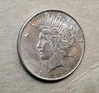 1922 P Peace Silver Dollar.. Plenty Of Details, With Cleaning Scuffs, Obv.