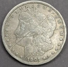1901 P Philadelphia Mint US Morgan Silver Dollar