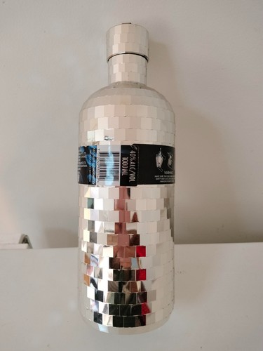 Absolut Vodka Disco Mirror Empty Bling Bottle Case Limited Edition  - Picture 2 of 2