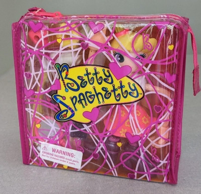 Betty Spaghetty Doll Beauty Bag 2001 New Spaghetti 
