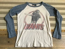 Vintage Junk Food X Gap Kids New York Giants Raglan Shirt Youth L (10)