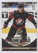2023 Upper Deck Team Canada Juniors Electric Gold 55/99 Ethan Del Mastro g9s
