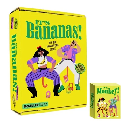 It's Bananas! the Monkey Tail Game for Kids, Teens and Tipsy Adults, Family fun