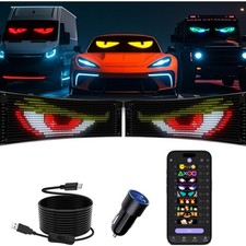 Multifunctional Bright 2PCS Devil Eyes for Cars Windshield - 19in x 5in Upg...