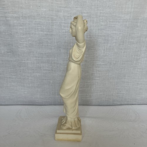 Greek Lady Statue Figurine (Venus) 10" Tall 517 g Weight Vintage - Picture 3 of 20