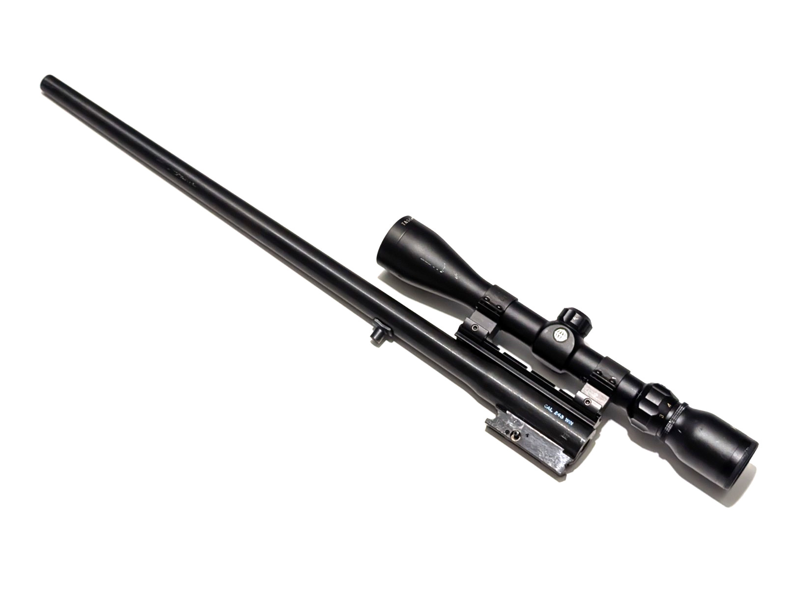 NEF/H&R Handi Rifle Barrel, .243 Winchester w/ scope & base