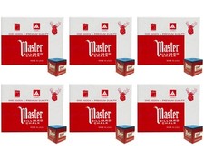 Master Billiard/Pool Cue Chalk - Blue - 6 Pack/72 Pieces